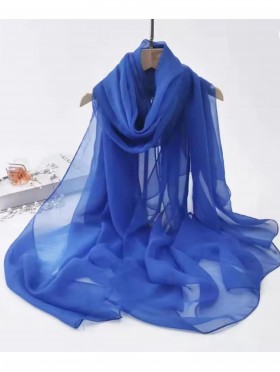 Chiffon Solid Color Fashion Scarf